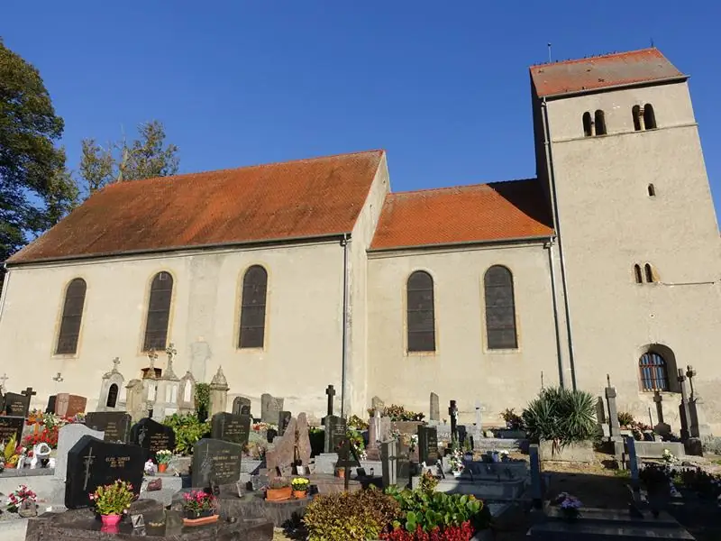 Clocher roman de l'Église Saint Sébastien d'Obermorschwiller