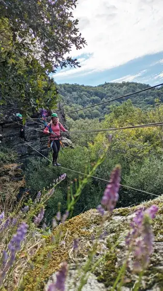 Sortie via ferrata au Roc du Gorb à Bor et Bar