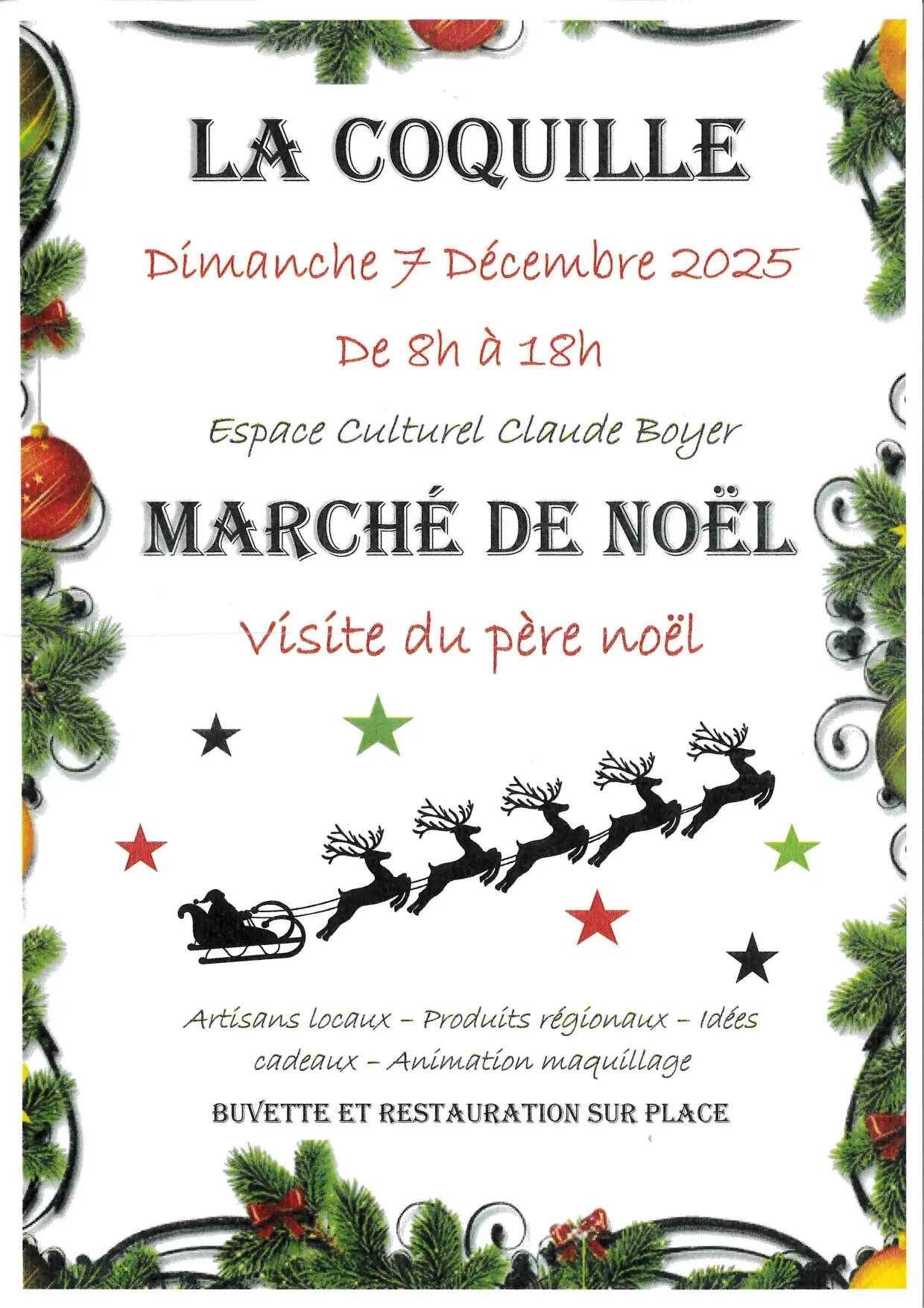 Marché de Noël La Coquille