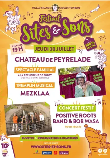 Festival Sites & Sons 2026 - 30 juillet - Château de Peyrelade -