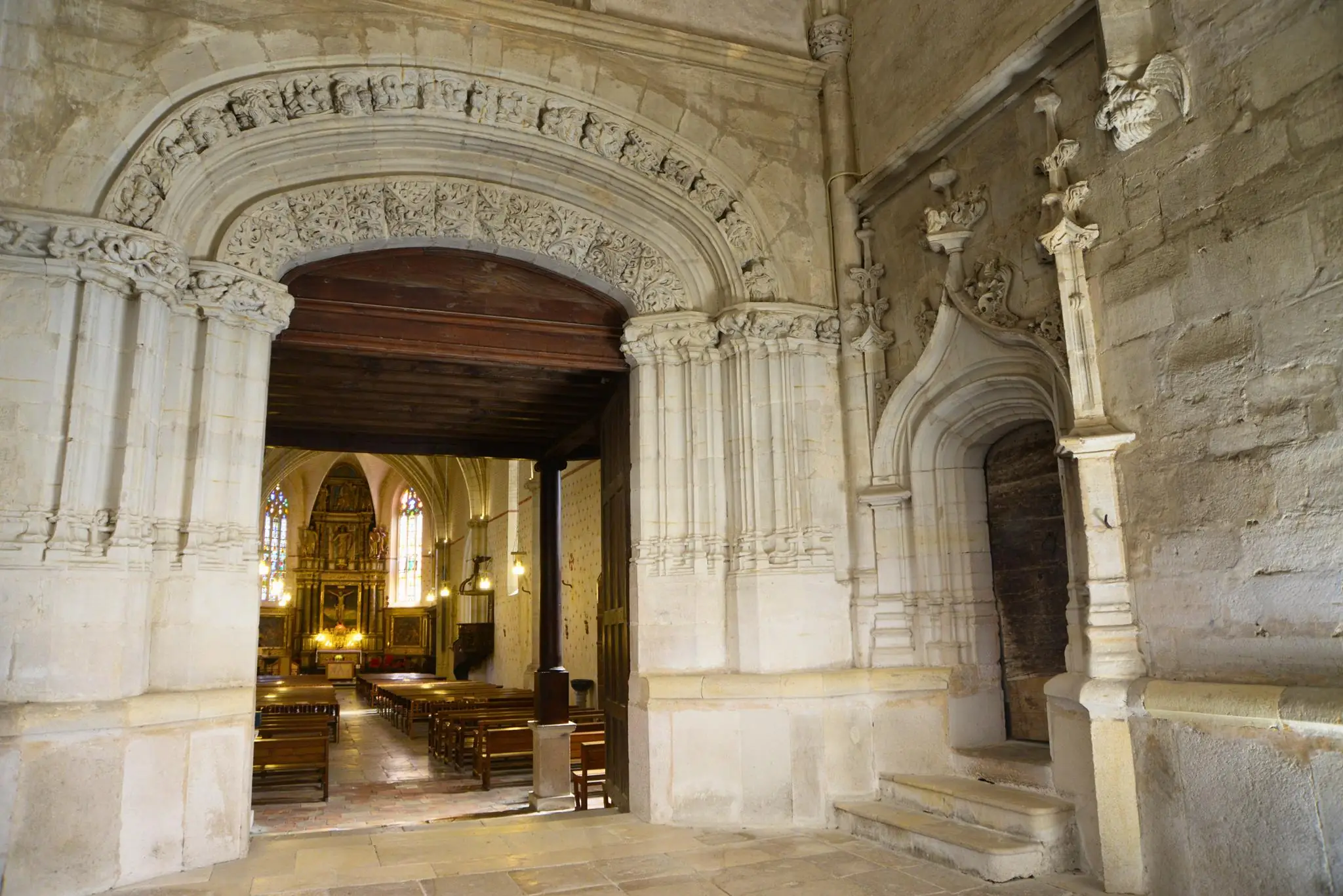 Eglise Saint Girons et sa charpente