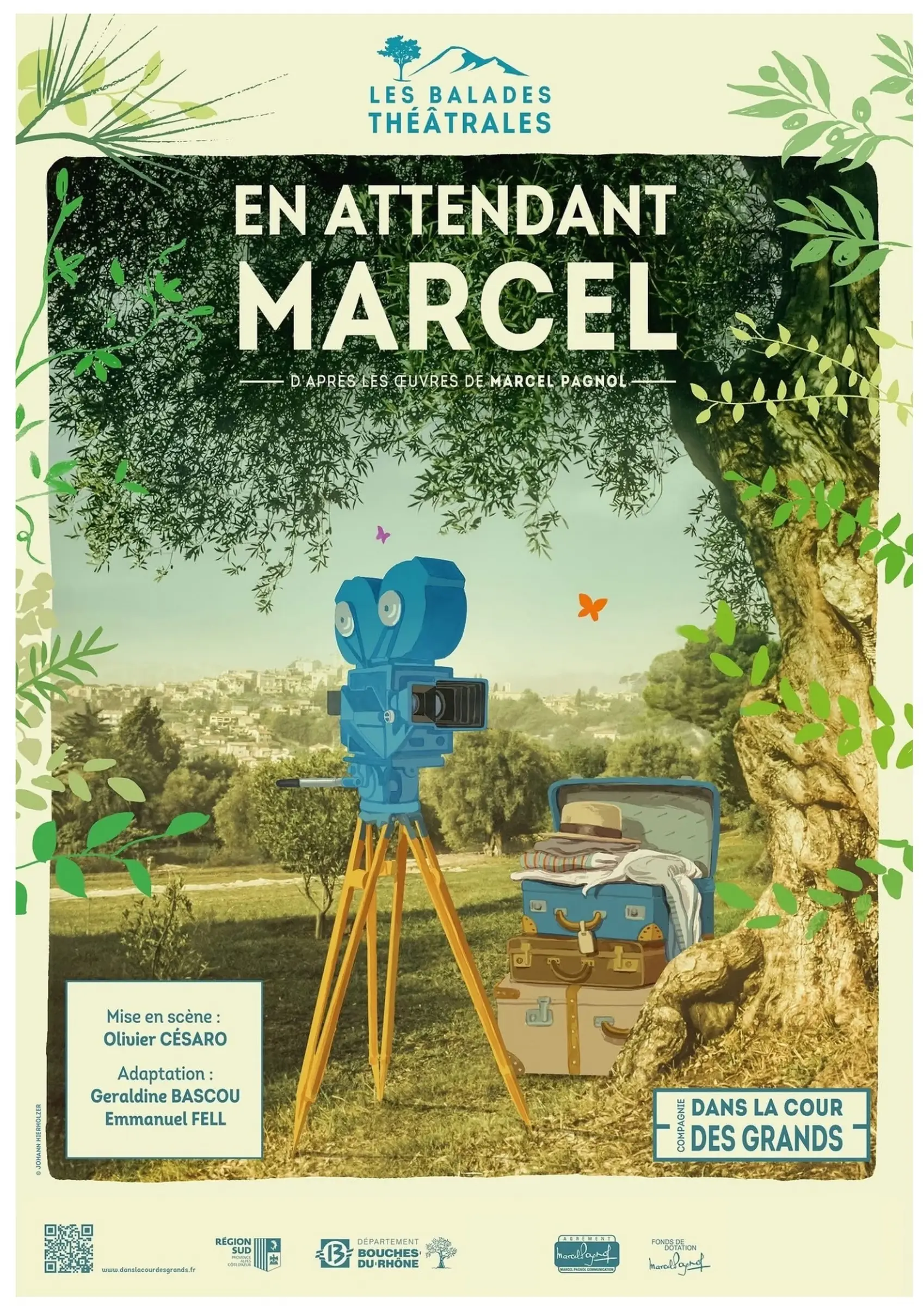Balade théâtrale Soirée - En attendant Marcel - Paradou