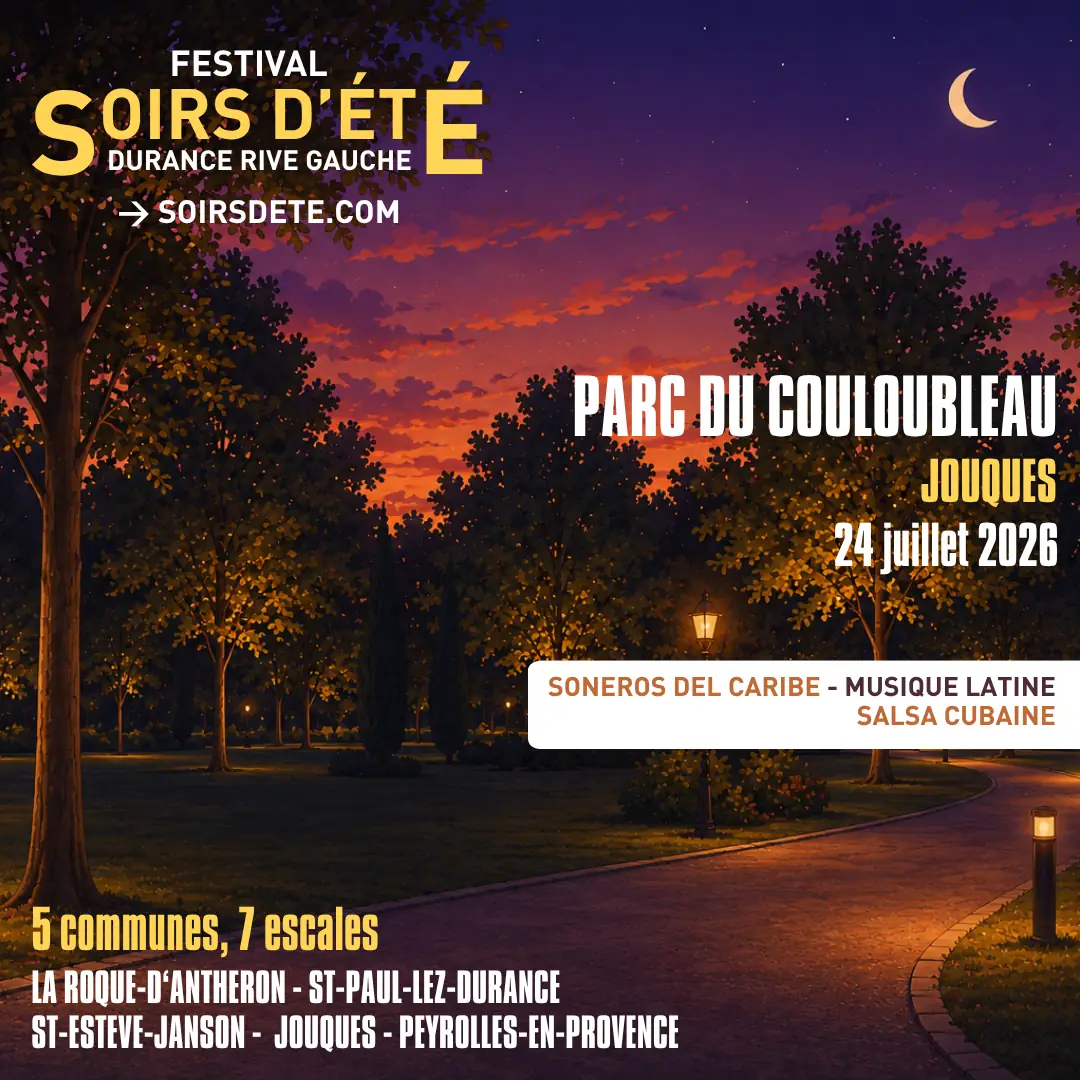 FESTIVAL • SOIRS D’ÉTÉ DURANCE RIVE GAUCHE – 24 juillet : MUSIQUE LATINE & SALSA : SONEROS DEL CARIBE