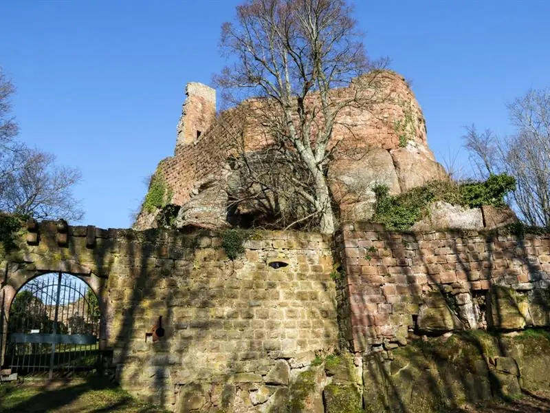 Découverte du château de Guirbaden