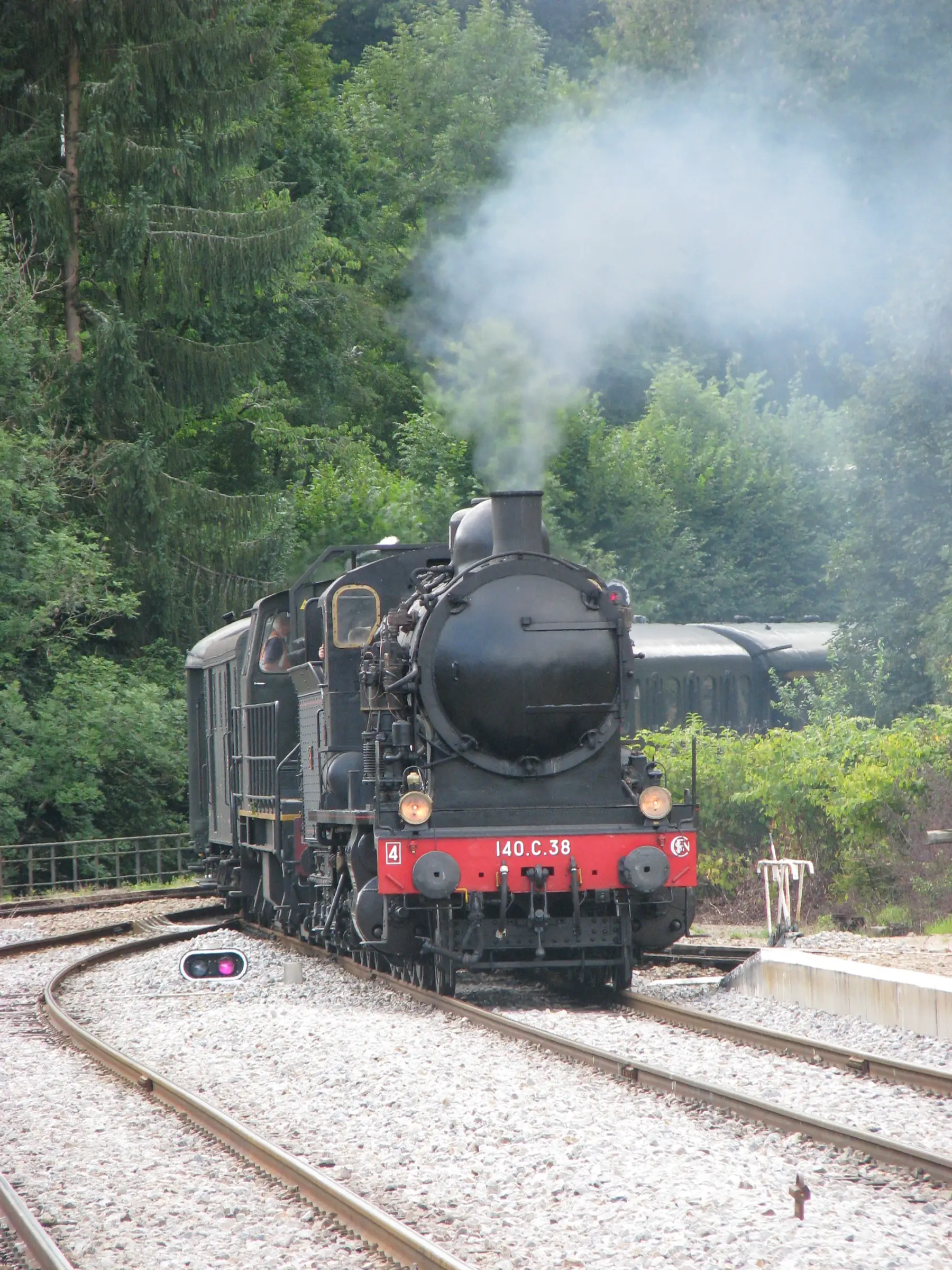 Train touristique à vapeur : Circuit de la Haute vallée de la Vienne - 19 août