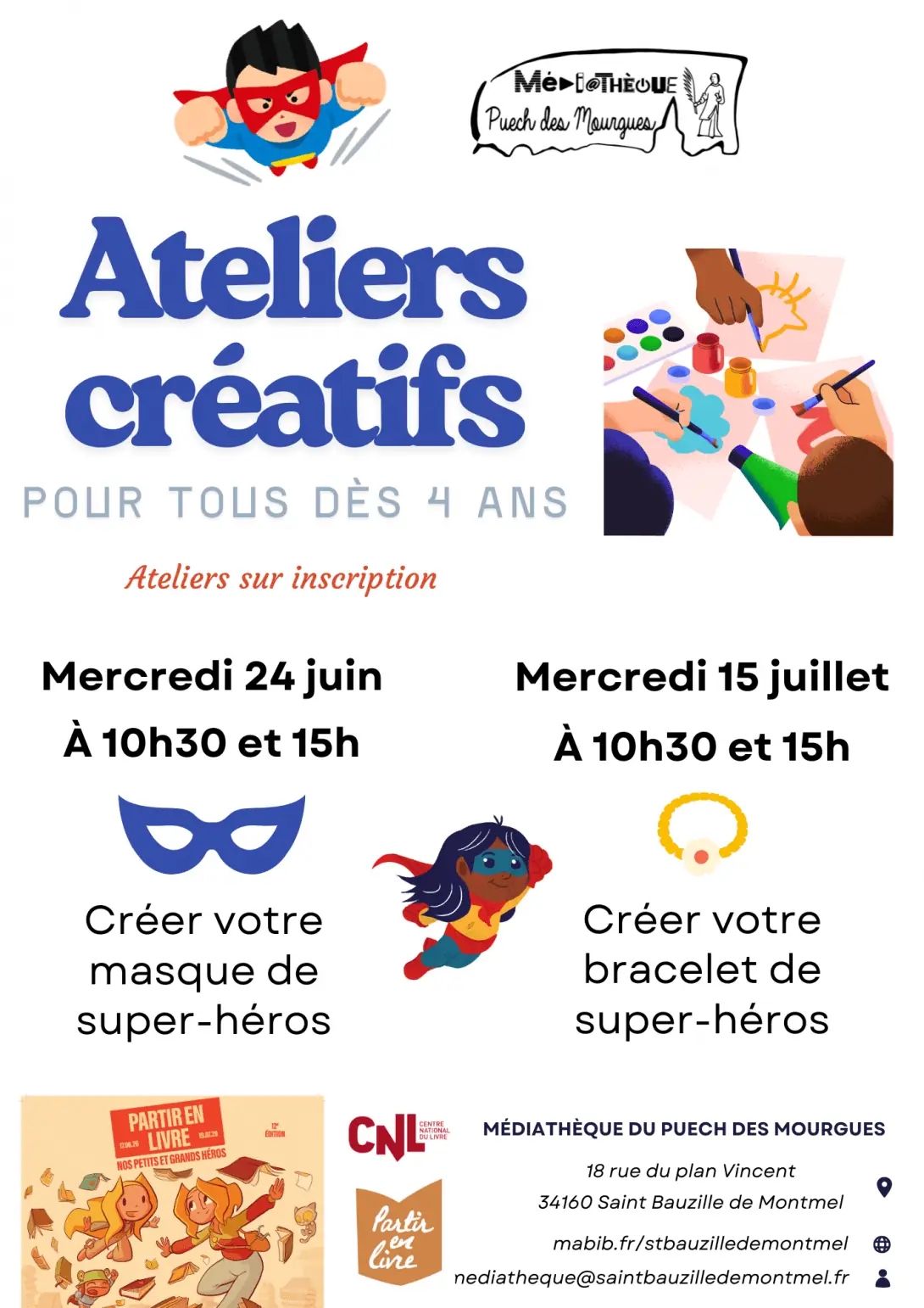 Atelier créatif : Créer votre masque de super-héros