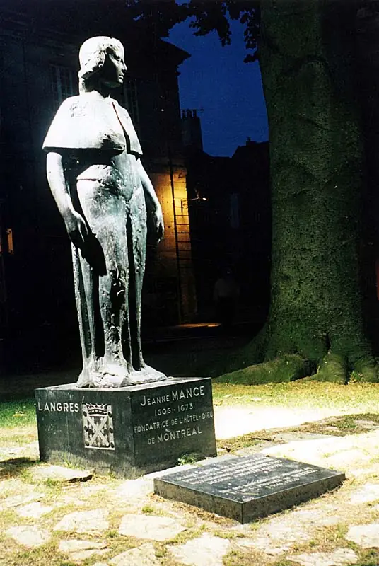 Statue de Jeanne Mance