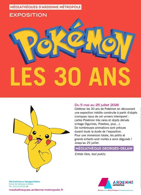 Exposition : "Pokémon les 30 ans"