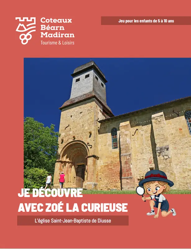 Je découvre avec "Zoé la curieuse" l'église Saint-Jean-Baptiste de Diusse