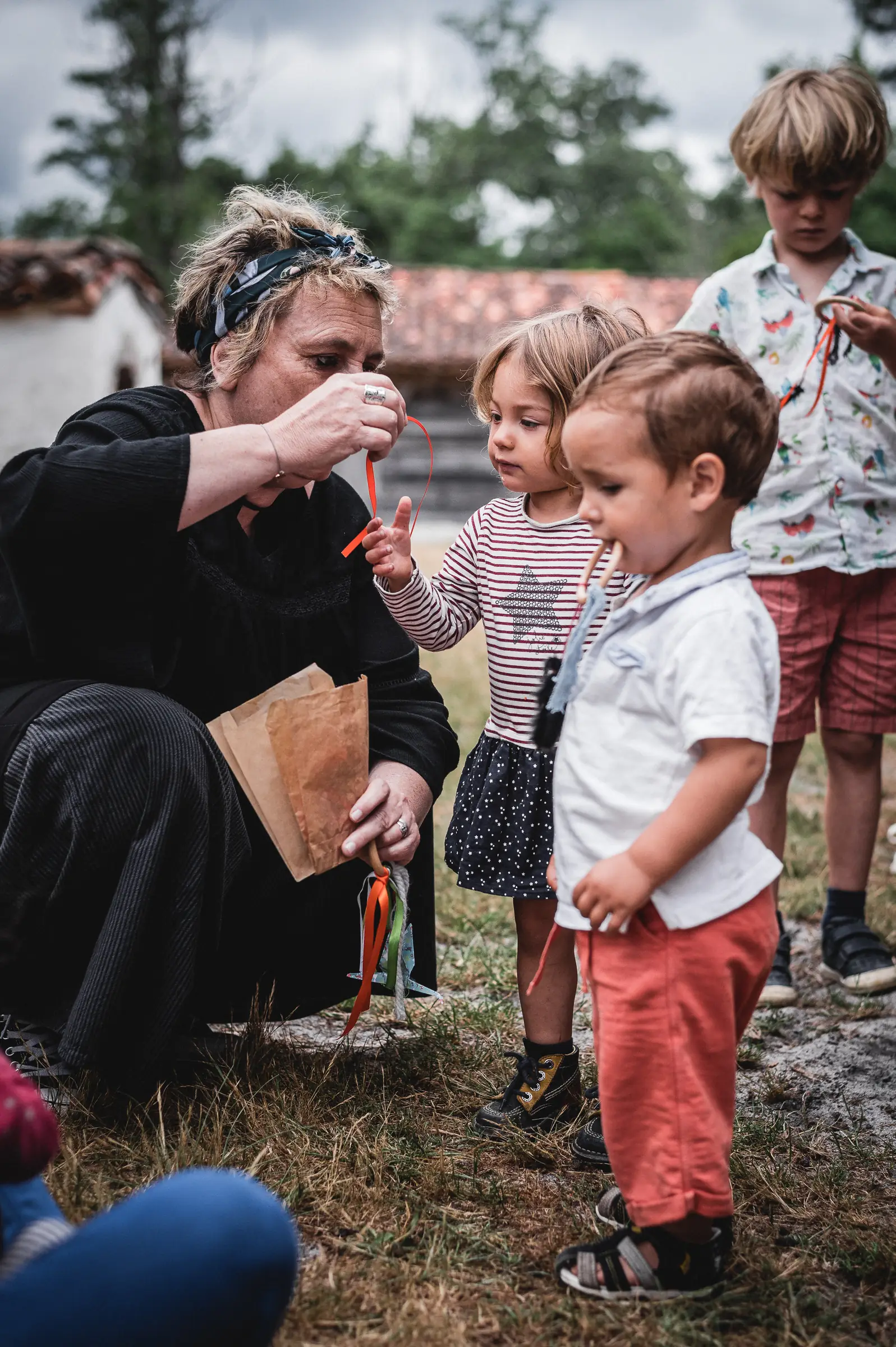 Journée pour les enfants à Marquèze