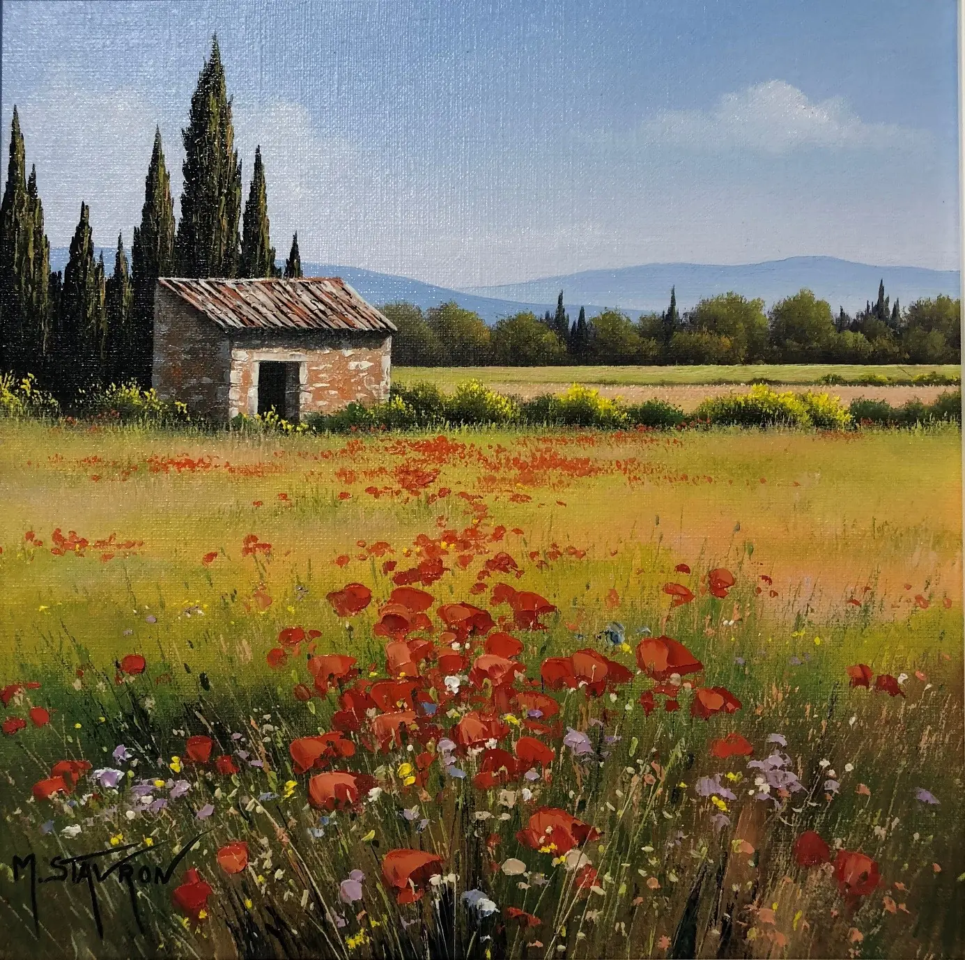 Exposition : Michel Stavron – Paysages et natures mortes