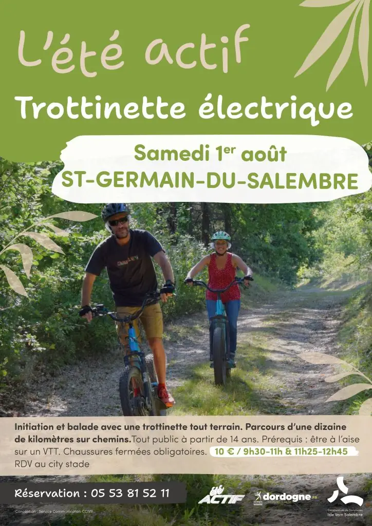 Été actif : Balade en trottinette électrique tout terrain