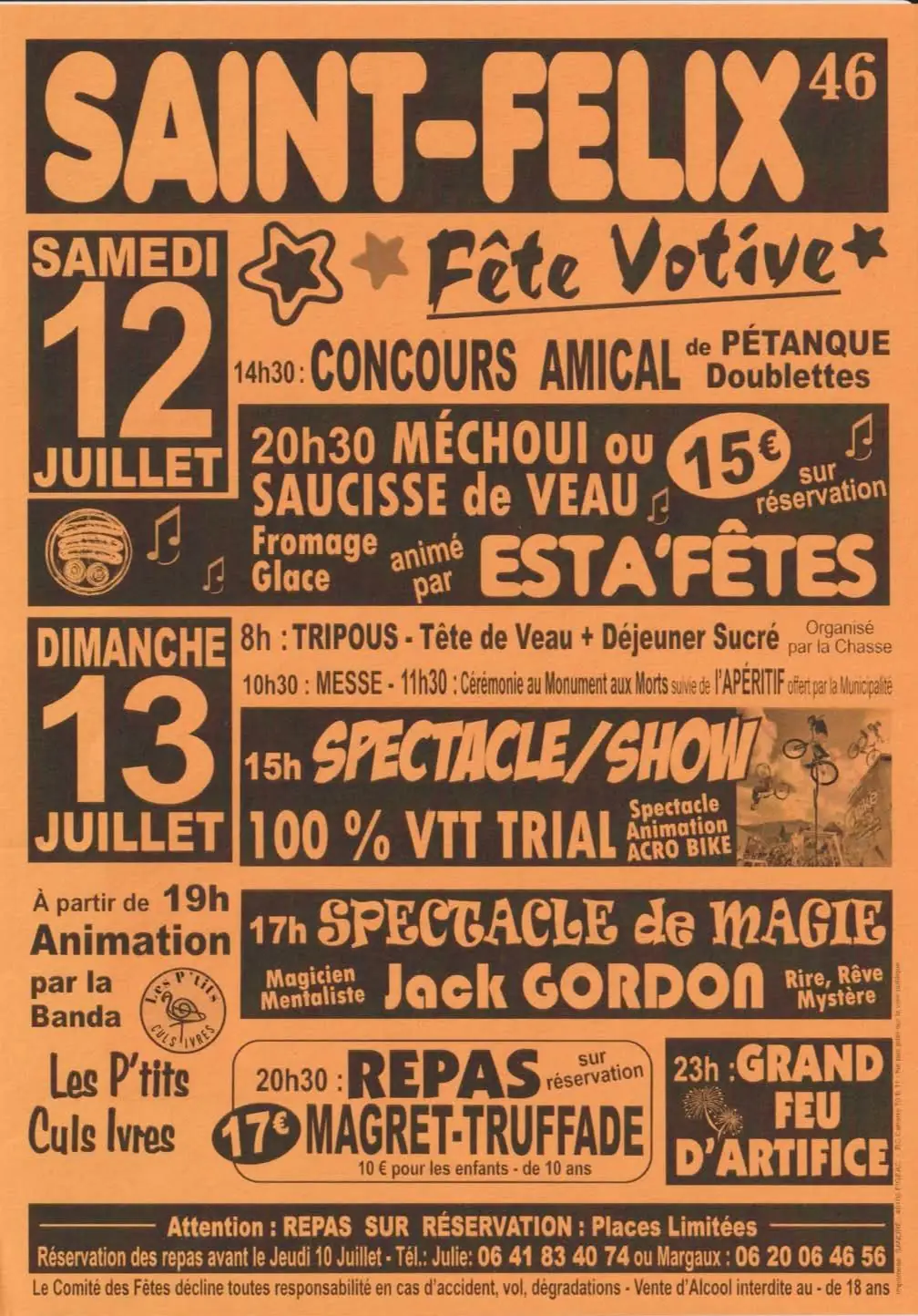 Fête Votive de Saint Félix