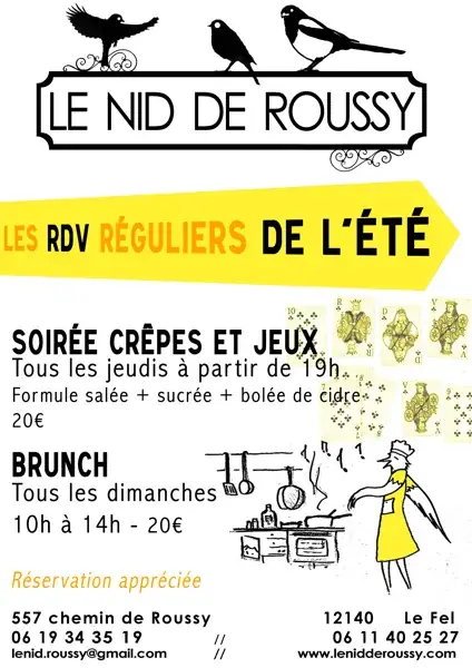 Soirée crêpes et jeux