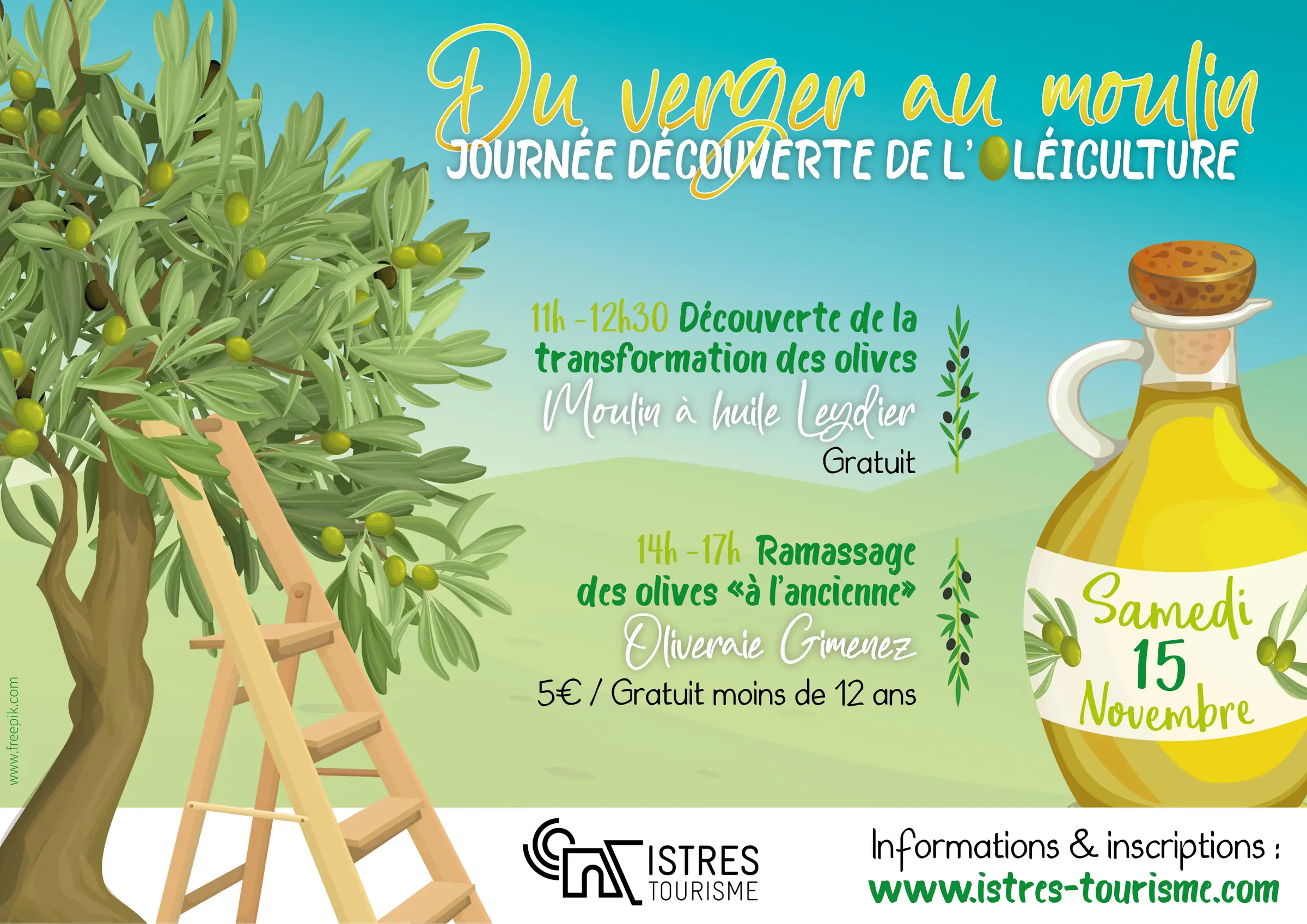 Découverte de la transformation des olives au Moulin à Huile Leydier