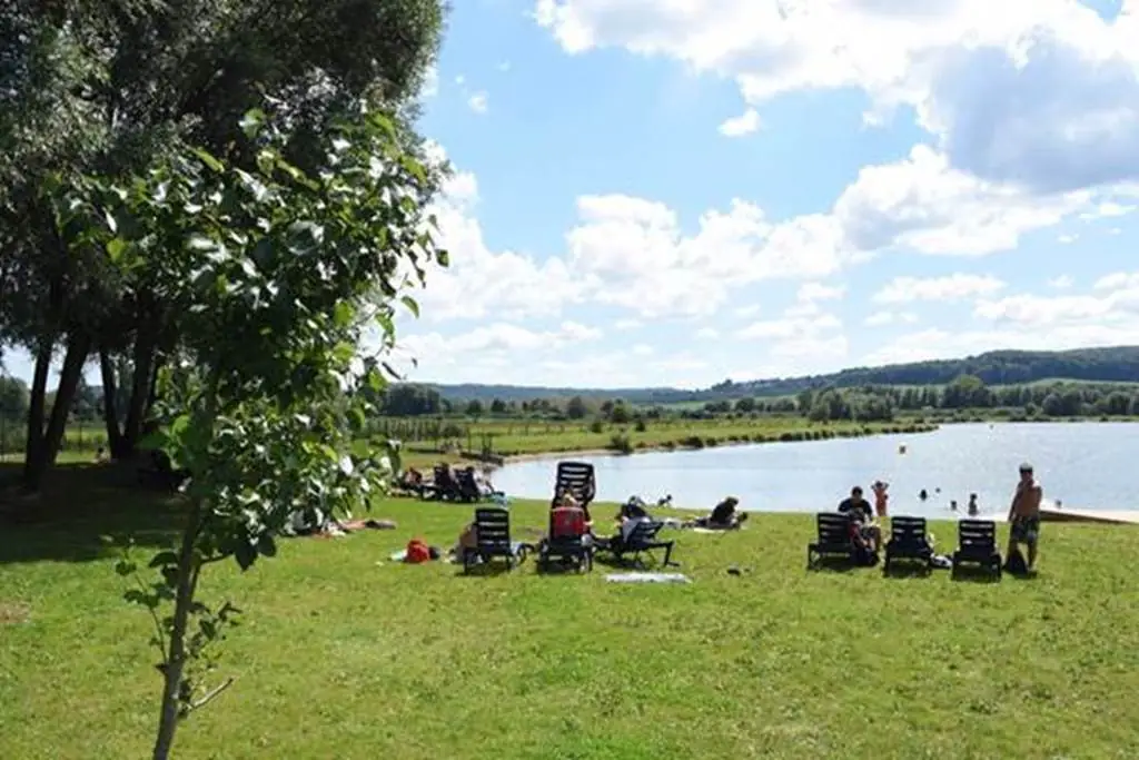 Baignade du lac de Sedan