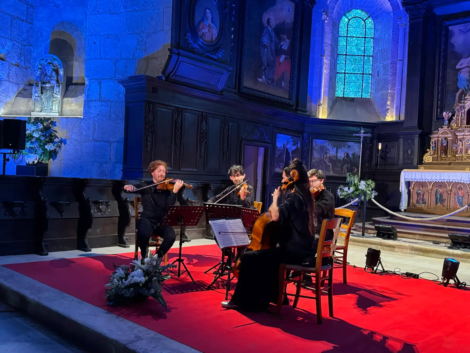 Concert de quatuor à cordes