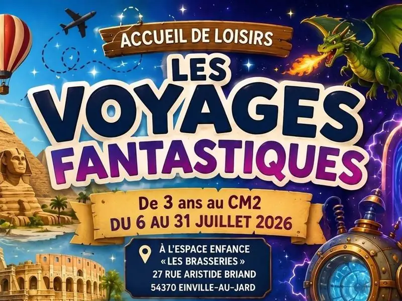 Accueil de loisirs - les voyages fantastiques