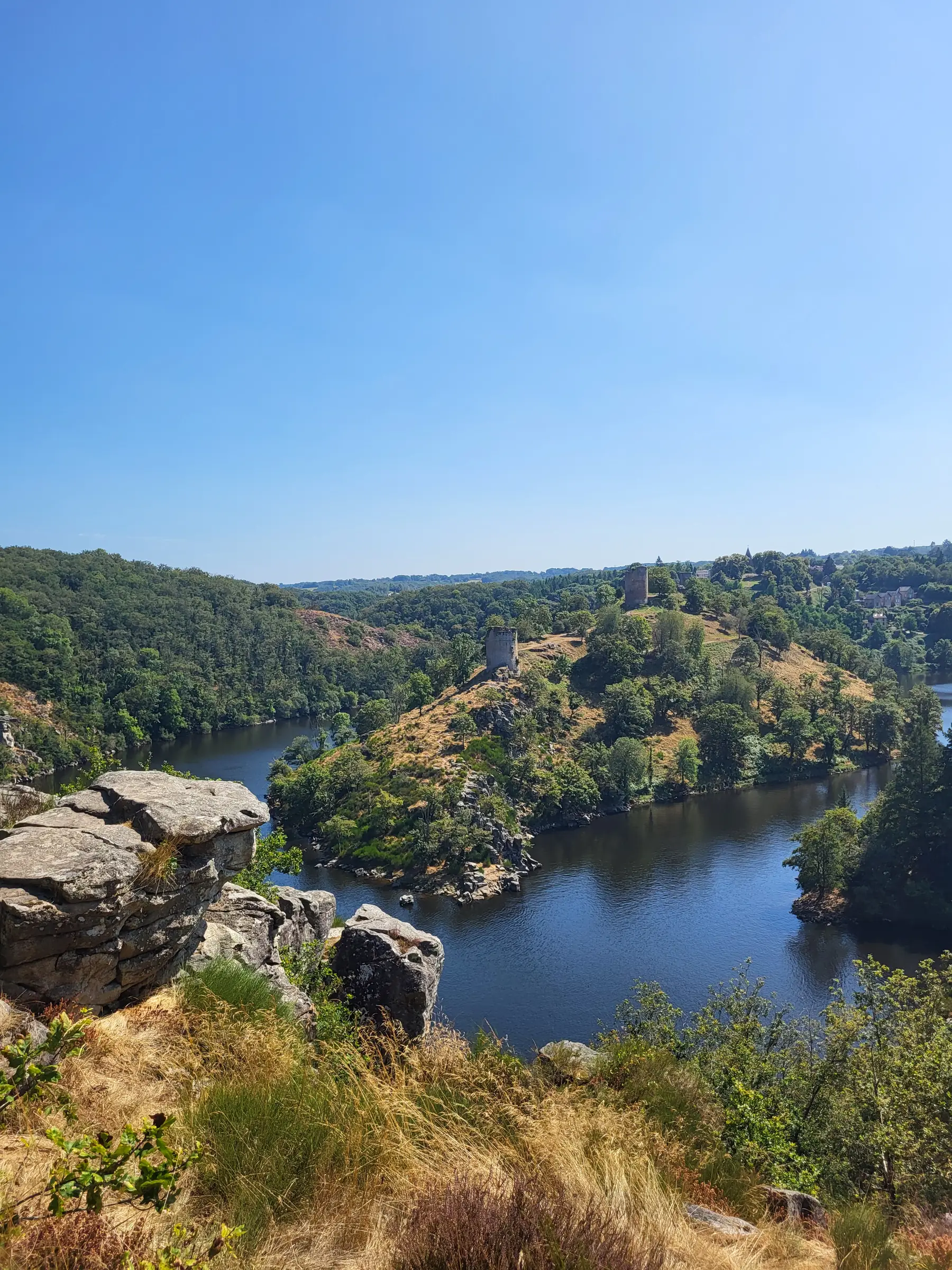 L'ancienne forteresse médiévale de Crozant