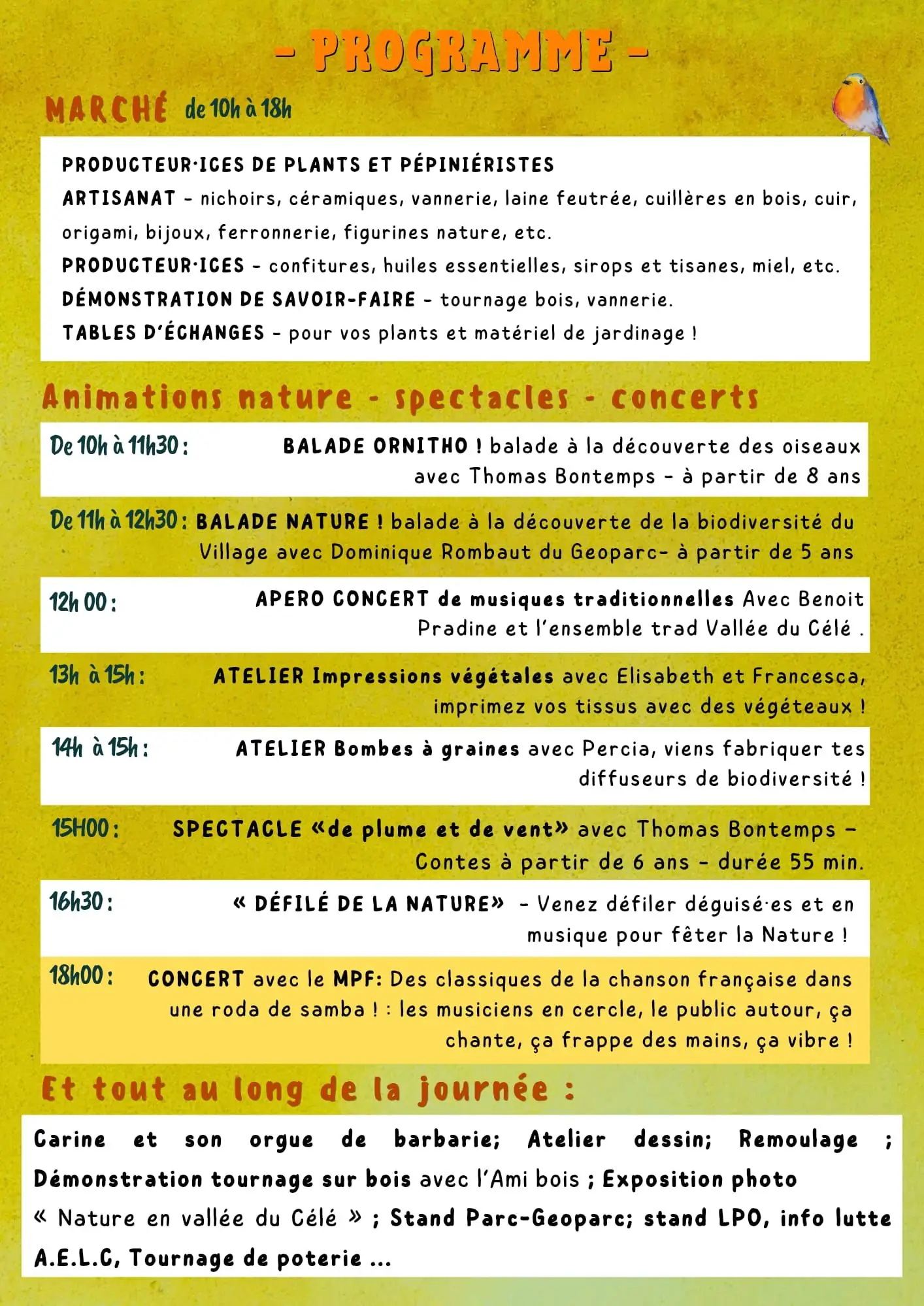 Fêtes des plantes et de la Nature à Marcilhac-sur-Célé