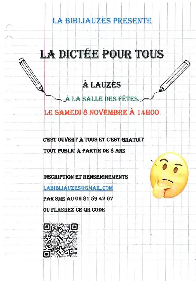 Dictée pour tous !