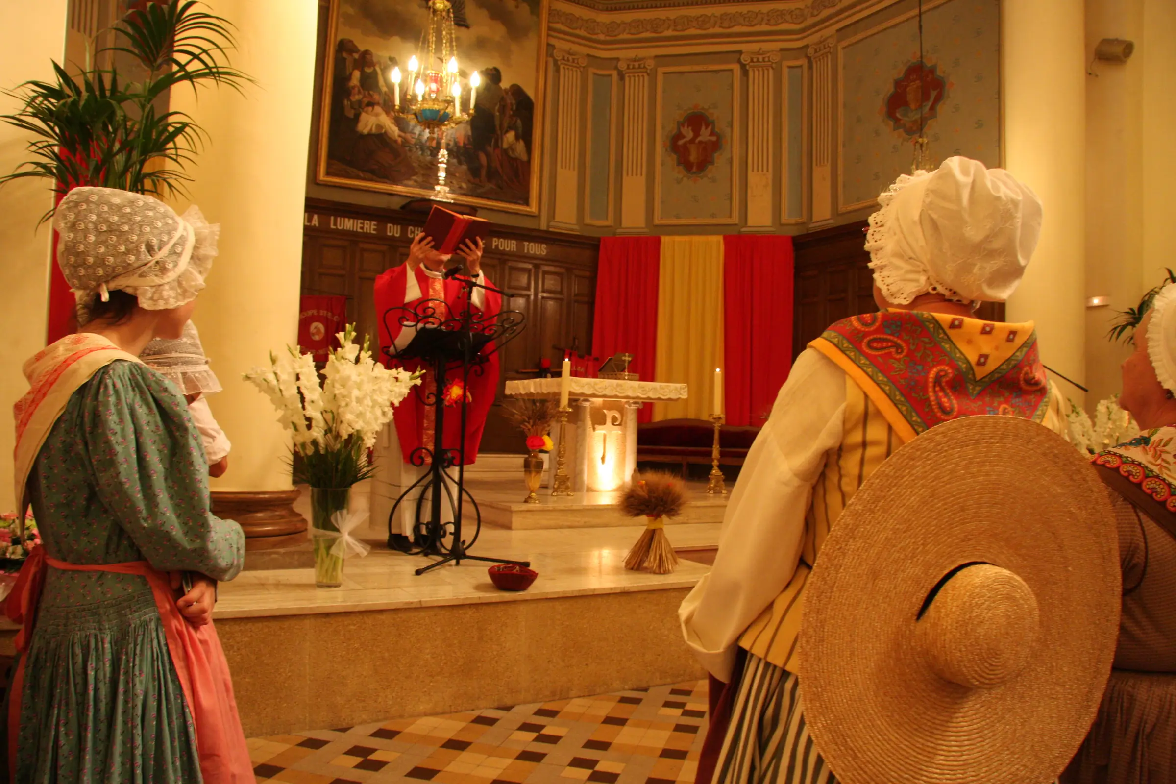 Messe, cavalcade et vente du Gaillardet de la Saint Laurent