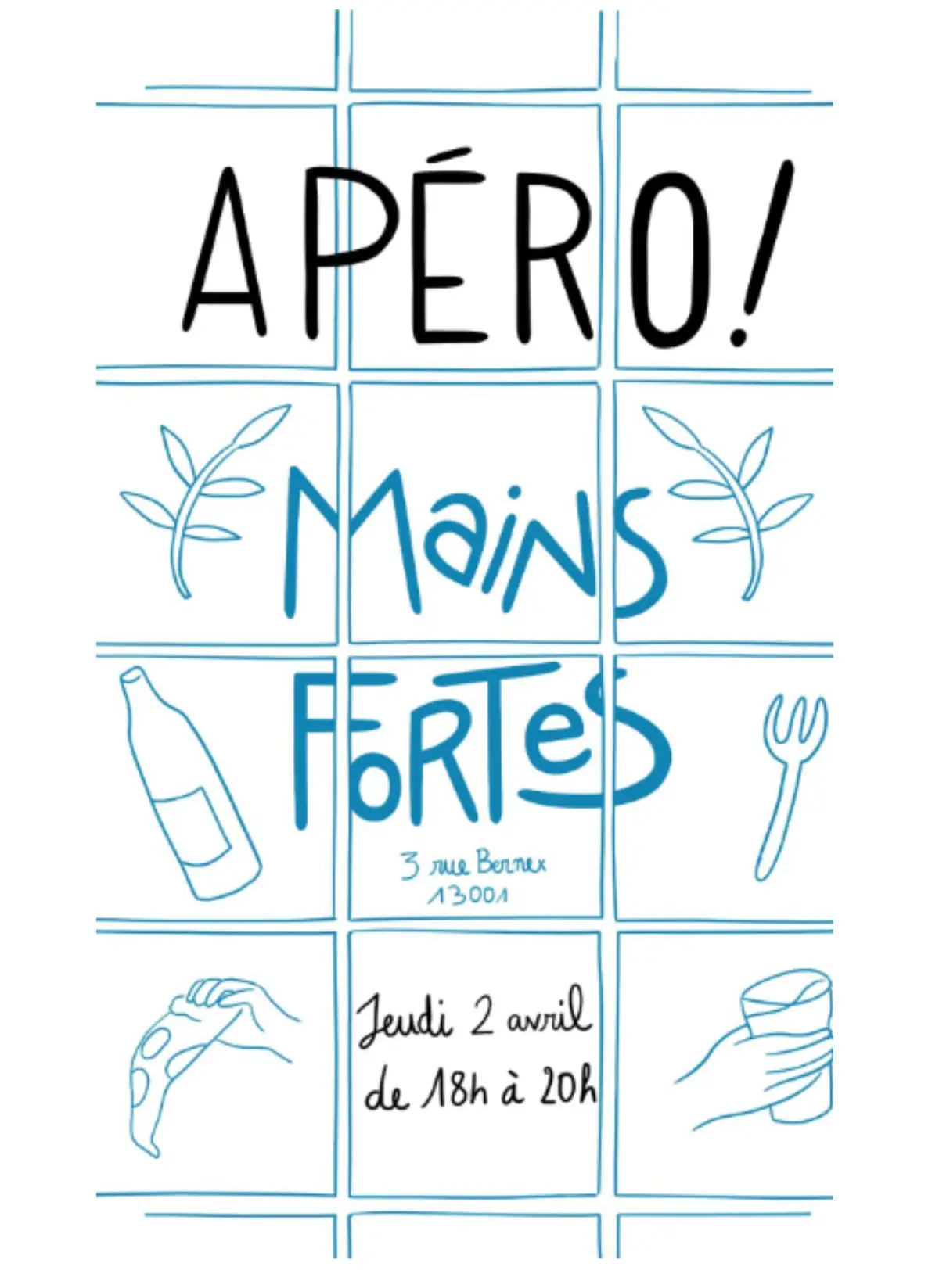 Apéro de printemps chez Mains Fortes