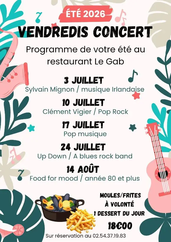Les vendredis concert