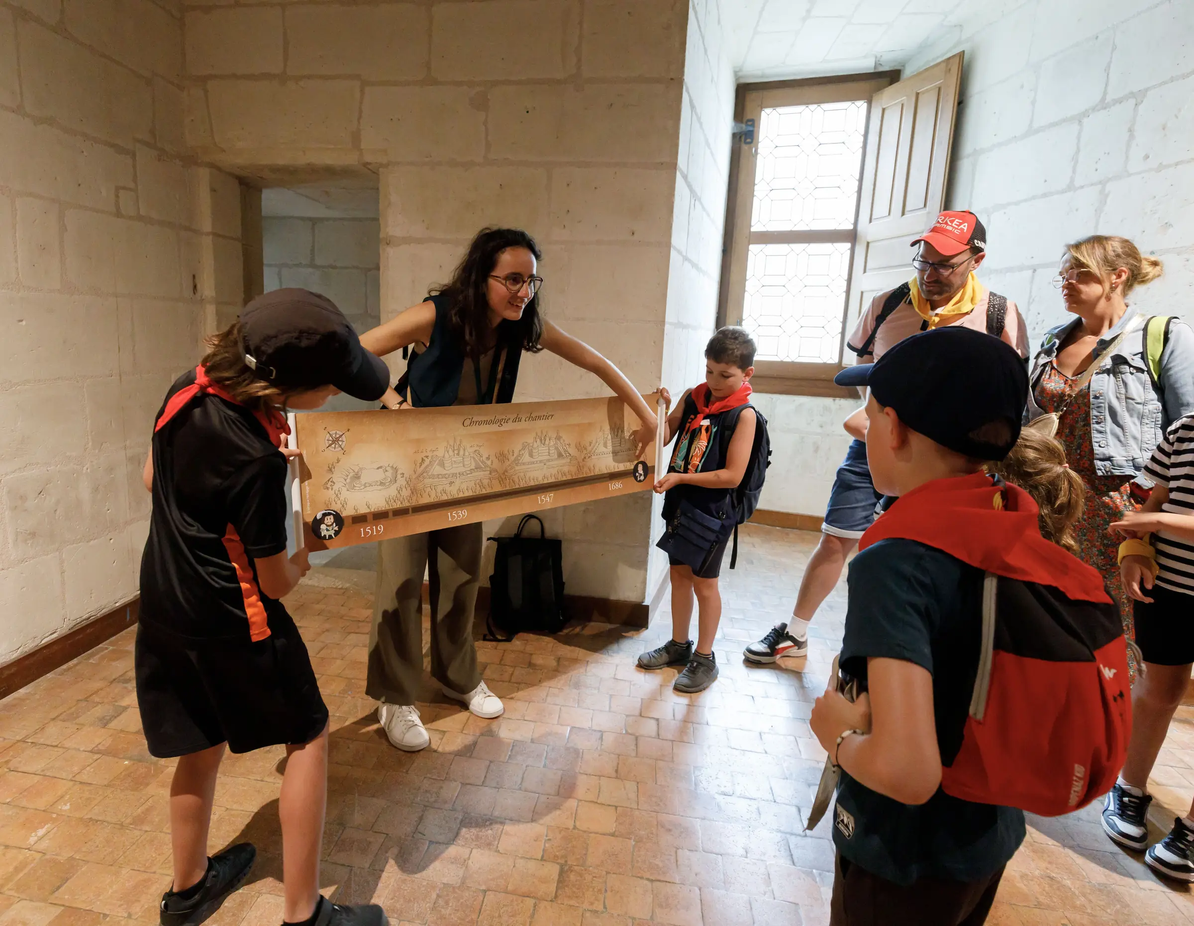 Visite familiale le roi et l'empereur