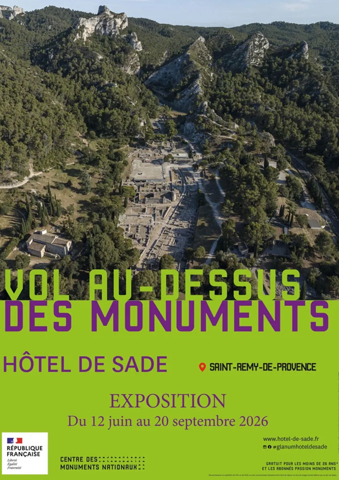 Exposition Hôtel de Sade : Vol au-dessus des Monuments