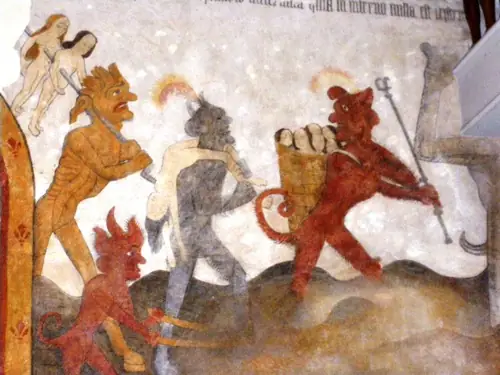 Les fresques de l'église Saint-Eutrope