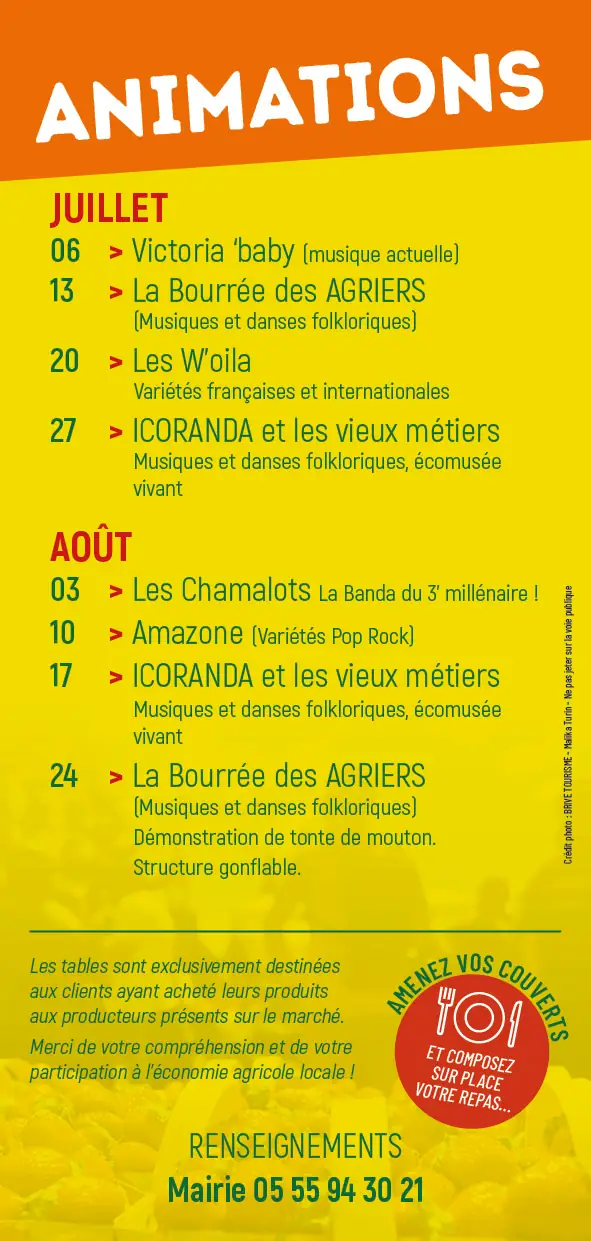 Marché des Producteurs de Pays d'Eygurande