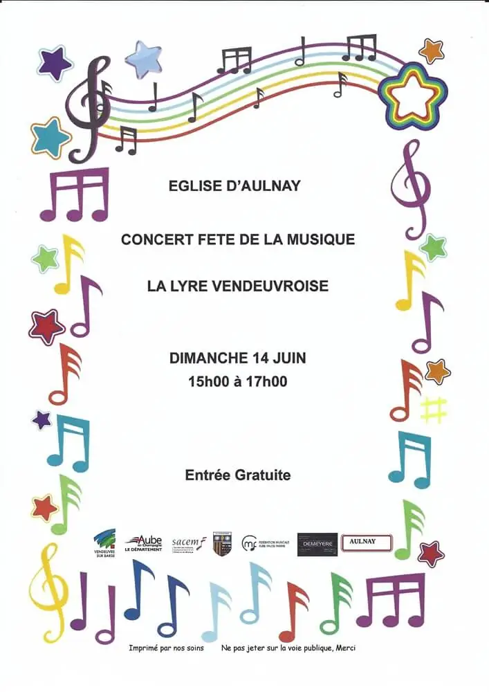 Concert : la Lyre Vendeuvroise