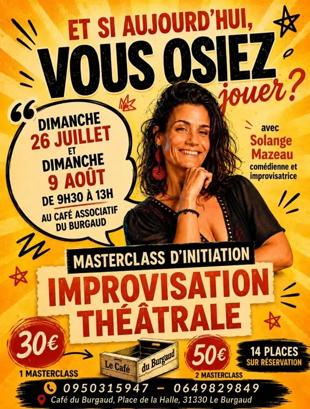 MASTER CLASS - IMPROVISATION THEATRALE