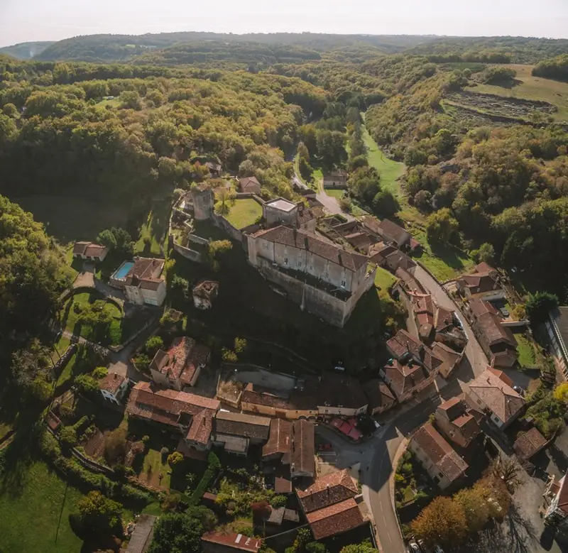 Château et bourg de Blanquefort-sur-Briolance