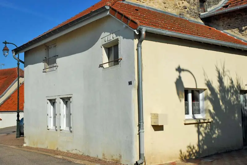 Pignon de maison à Aubigny