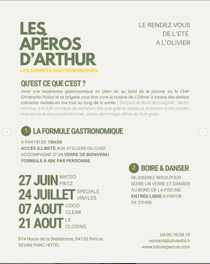 Les apéros d'Arthur