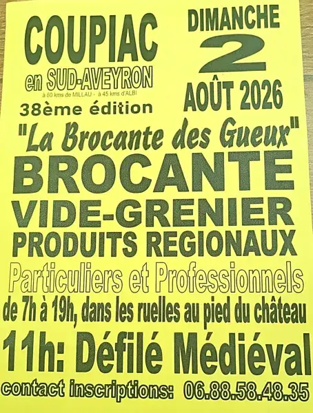 38ème Foire à la Brocante des Gueux