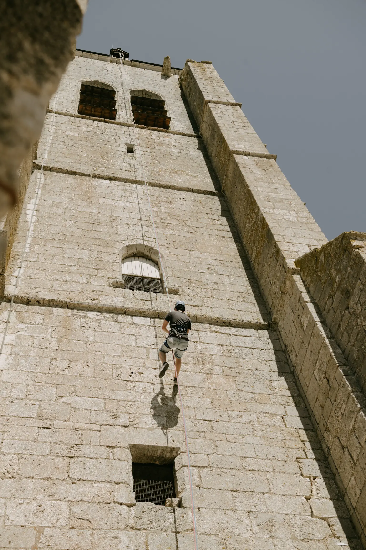 Descente en rappel et visite du clocher Saint-Firmin