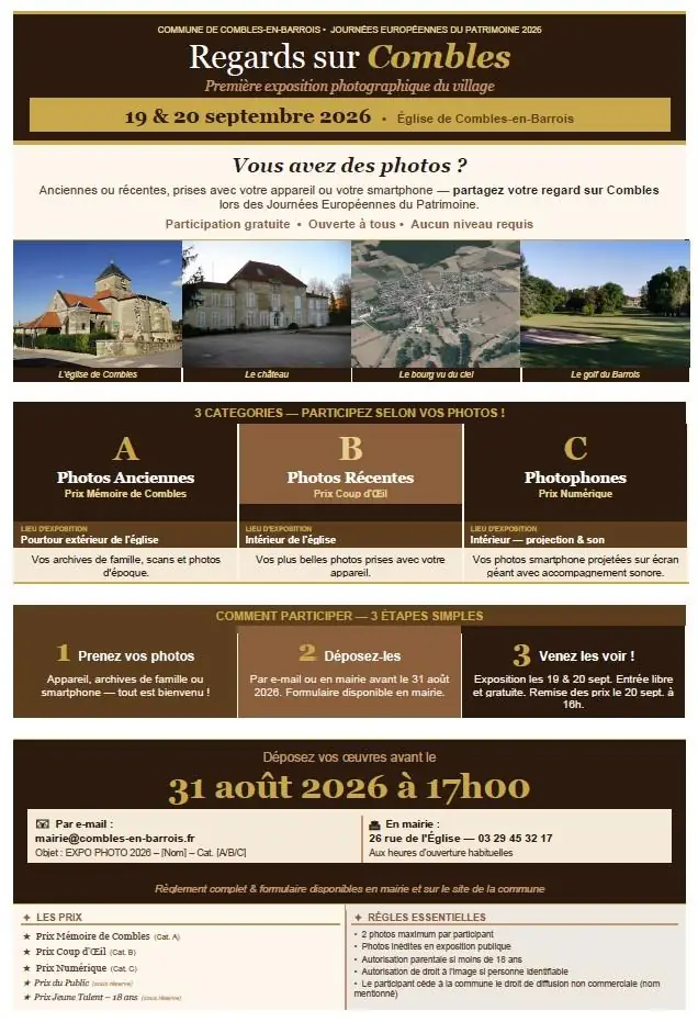 Exposition - Regards sur Combles