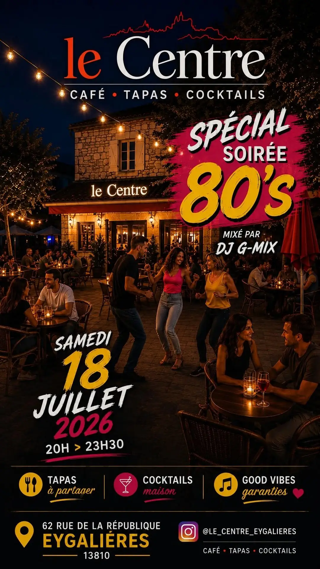 Les concerts de l'été au Café du Centre