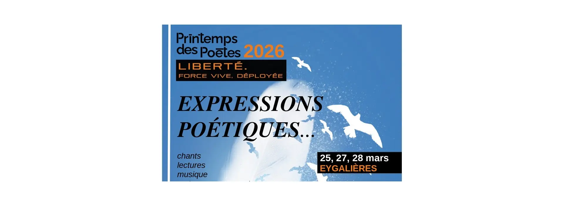 Le Printemps des Poètes à Eygalières