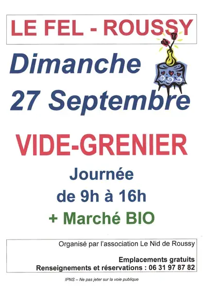 Marché de producteurs bio et locaux et vide grenier