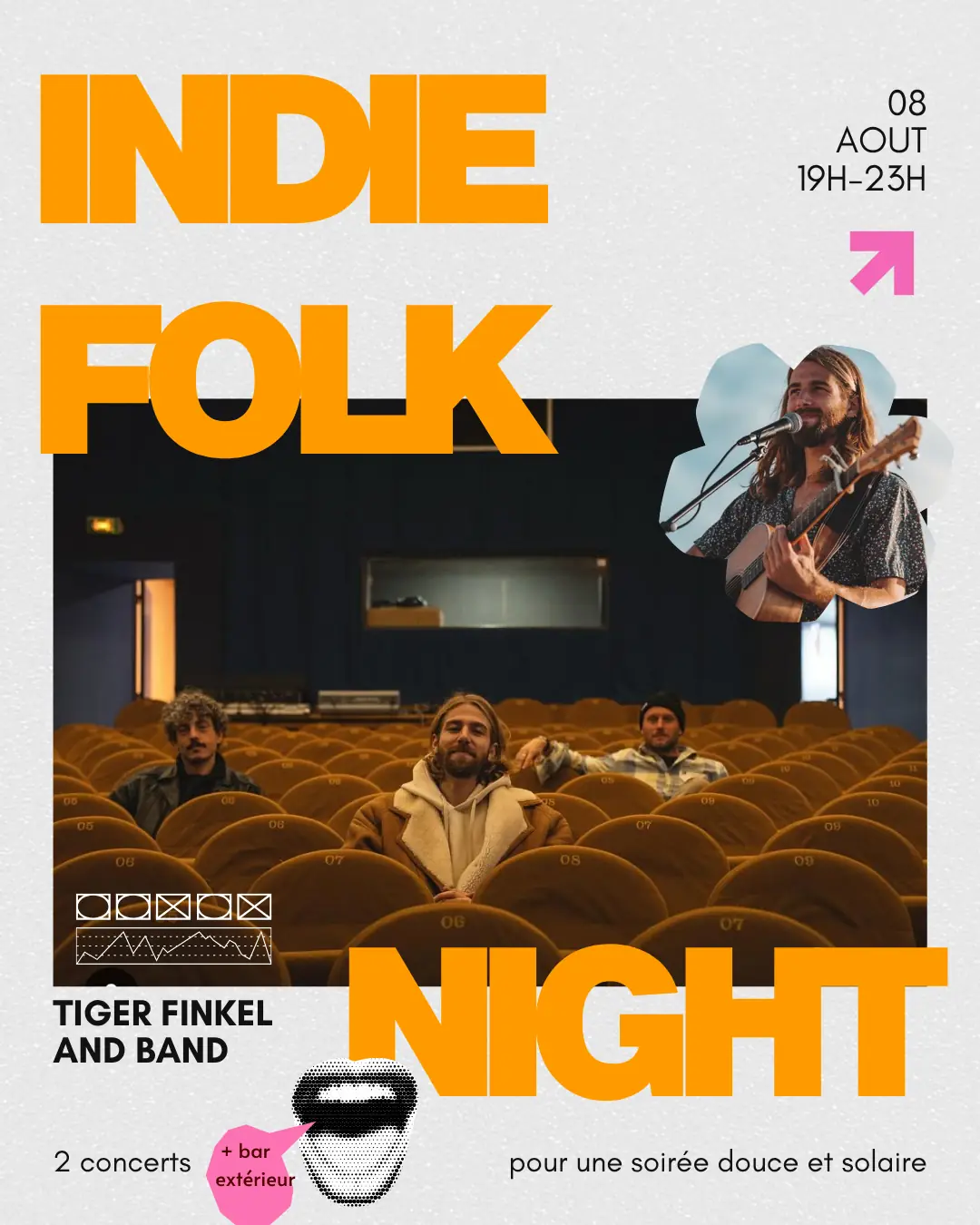 Soirée concert indie folk