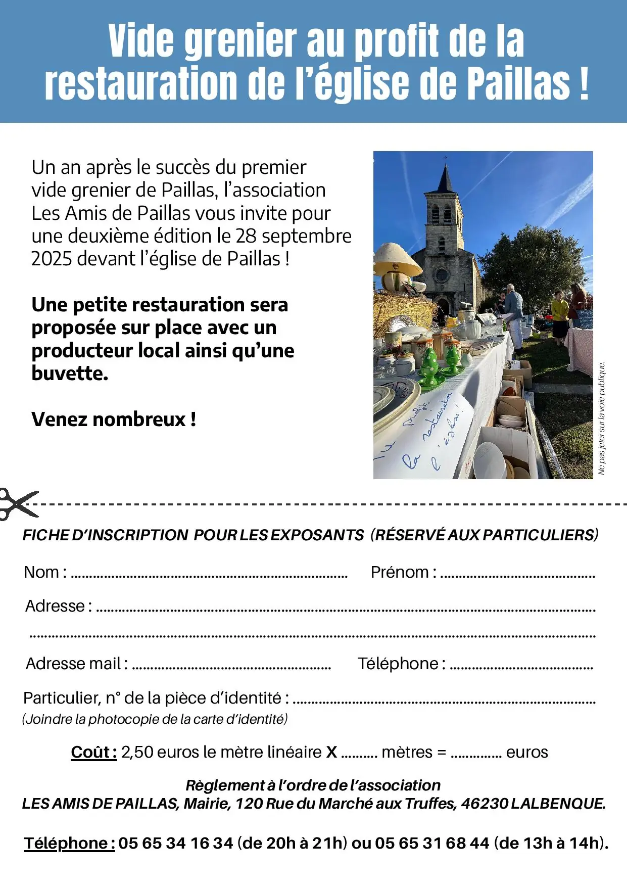 Vide-greniers à Paillas (Lalbenque)