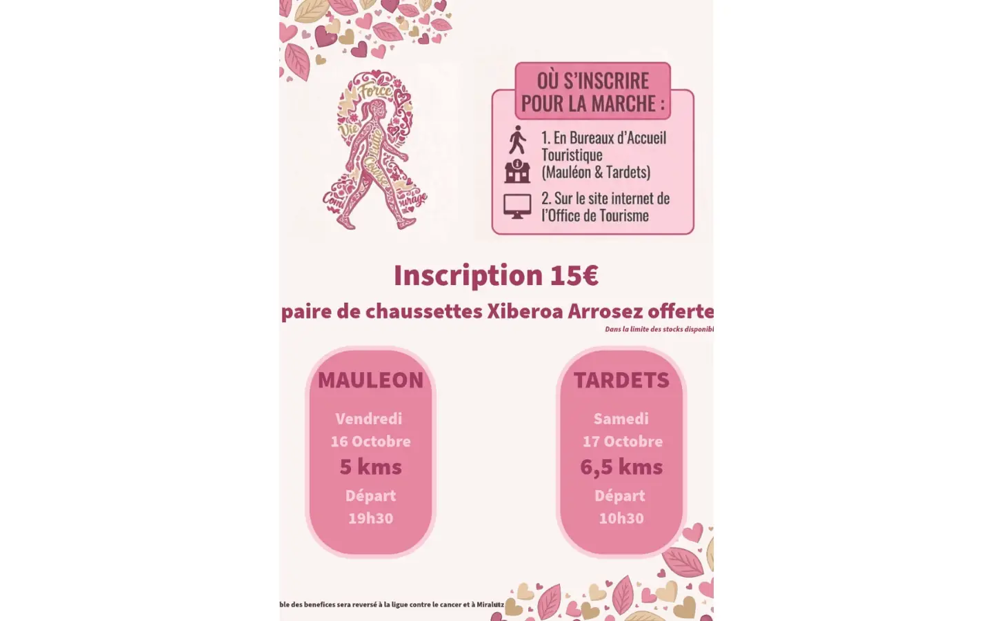 Octobre rose : marche au profit de la lutte contre le cancer du sein