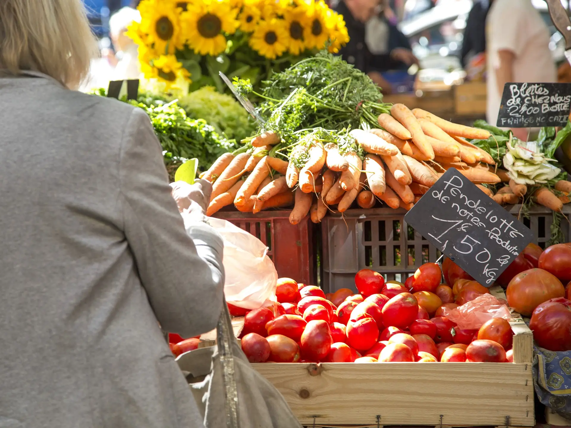 Le marché de Luynes
