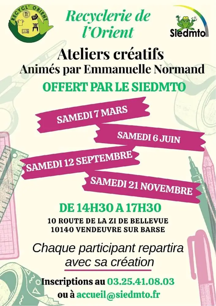 Atelier créatif sur meuble