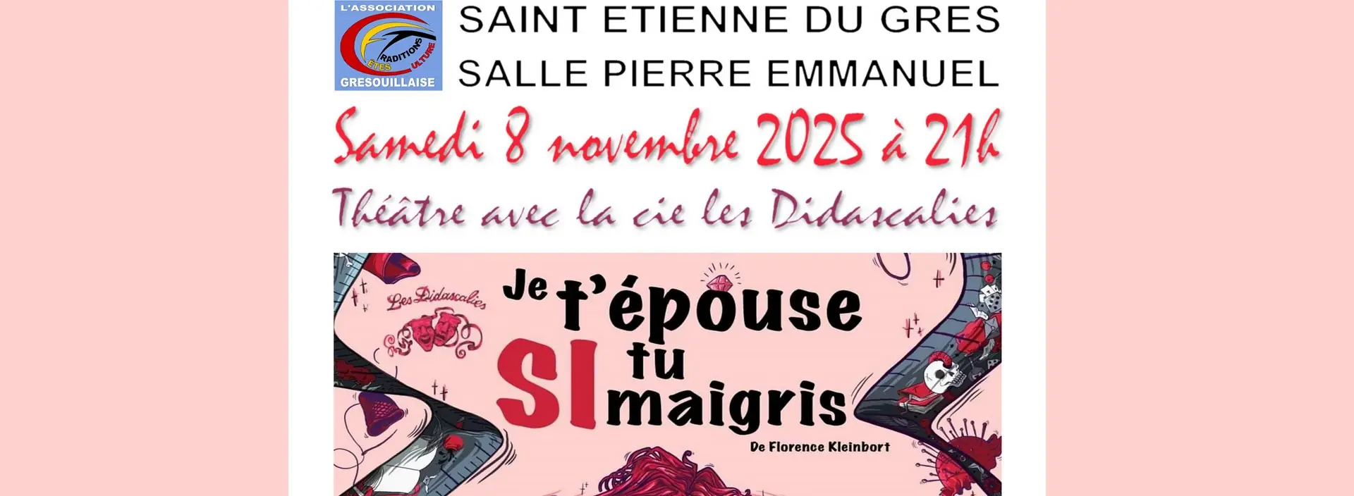 Théâtre par la Compagnie Les Didascalies