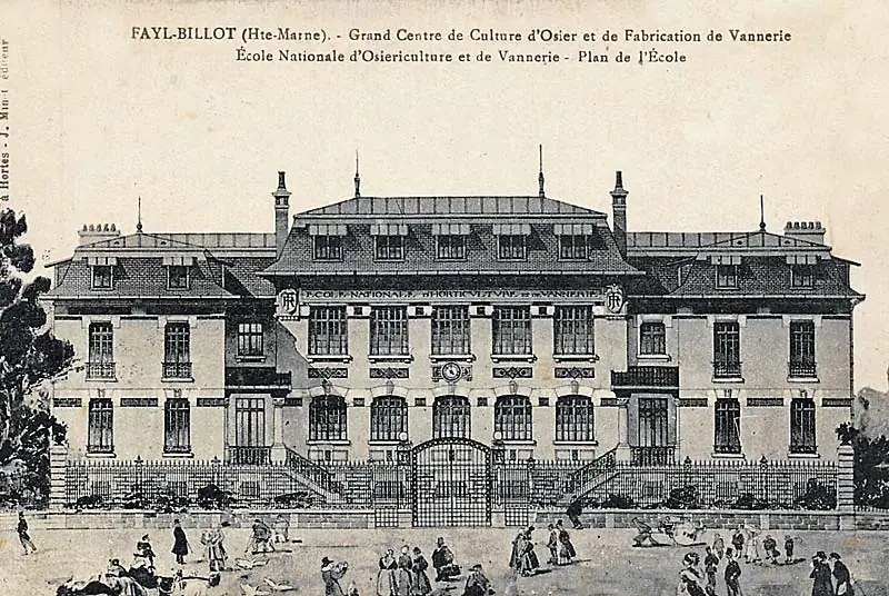 Ecole Nationale d'Osiériculture et de Vannerie, coté patrimoine